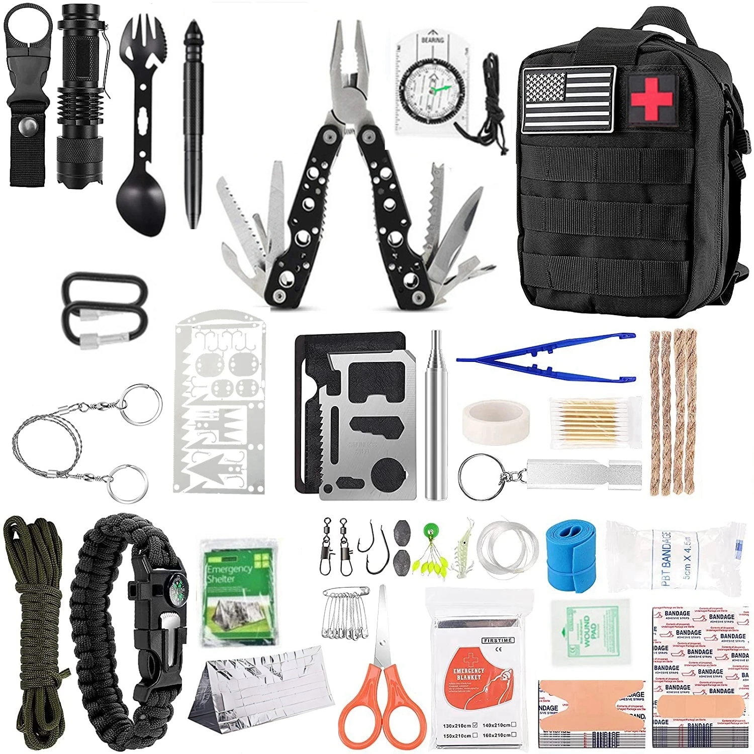 Outdoor Hunting Kit - First Aid Kit for Outdoor Survival,