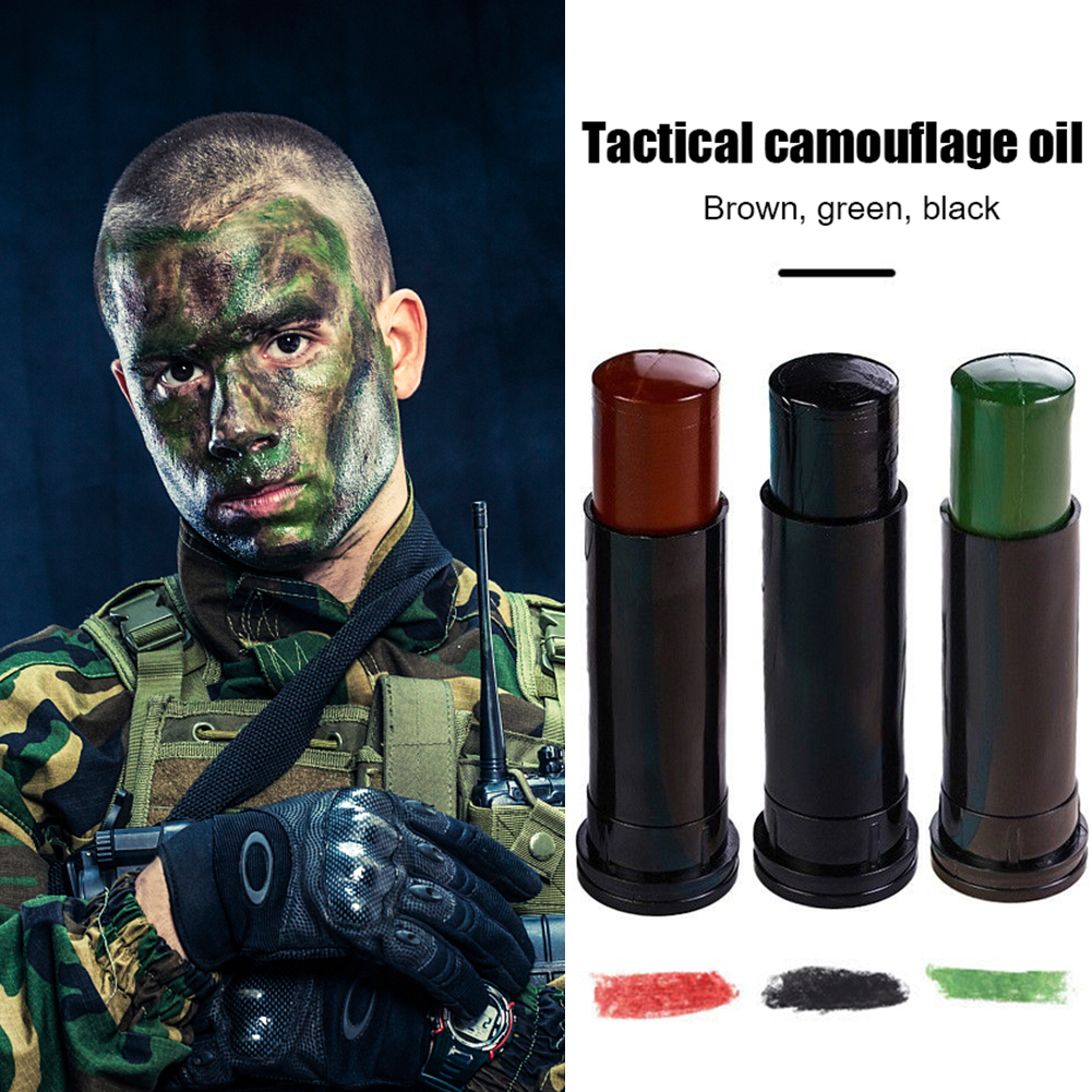 Camo Face Paint - 3 Colors Camo Face Paint Anti-Sun