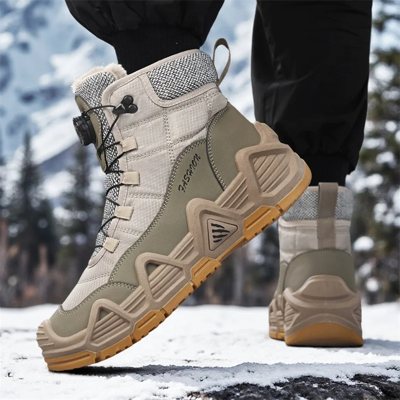 Warm Fur Outdoor Mens Combat T - Outdoor Hunting Boots For Men avaliação e preço