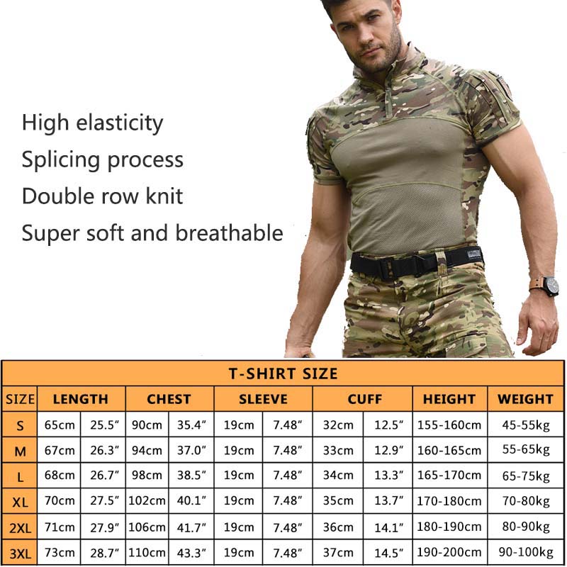Tactical T Shirt Shirts Men Ai - Wildman Hunting & Outdoor Linton'S Corner Silver Lakes avaliação e preço