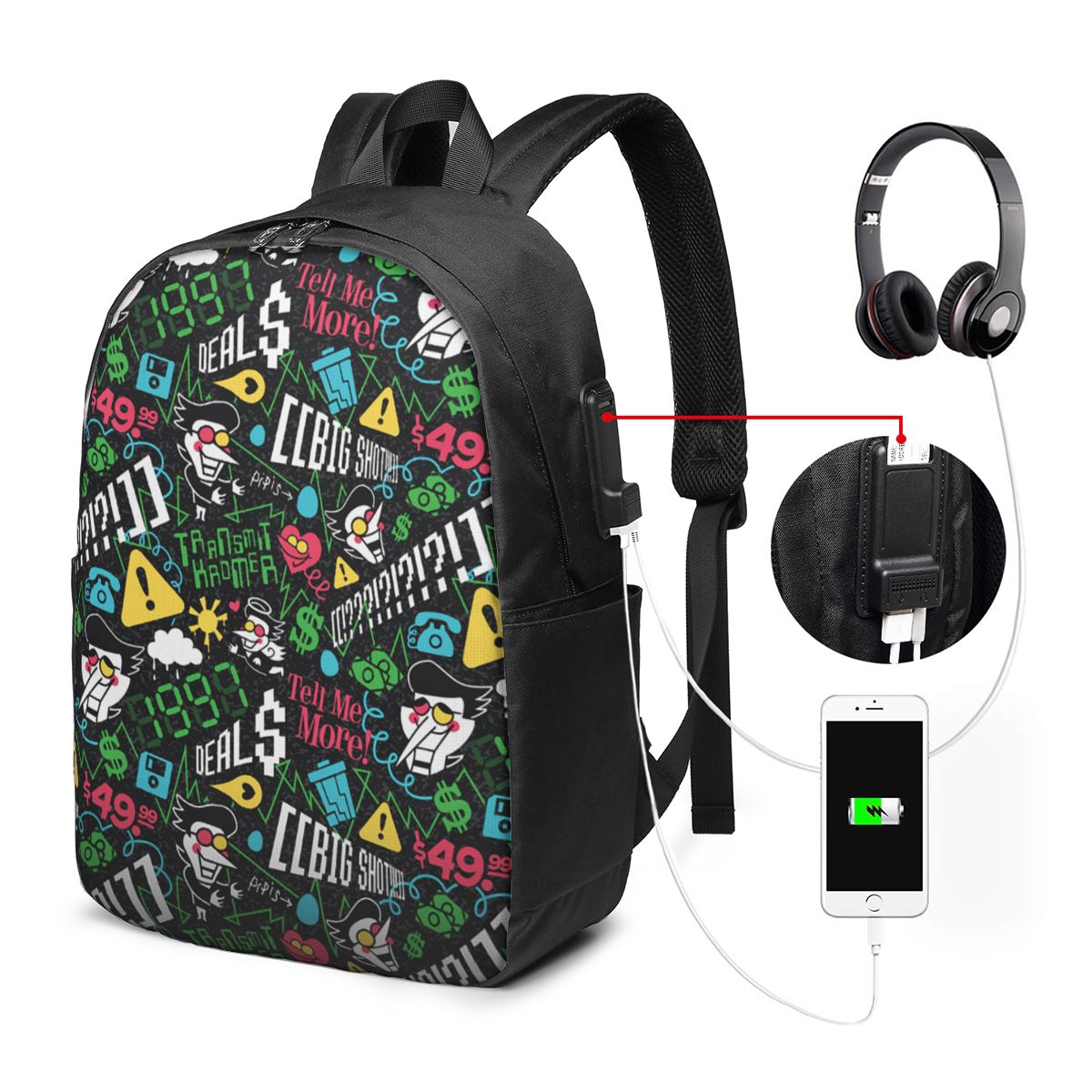 Deltarune SPAMTON G Backpack T - G&T Hunting & Outdoor Gun Shop Photos avaliação e preço