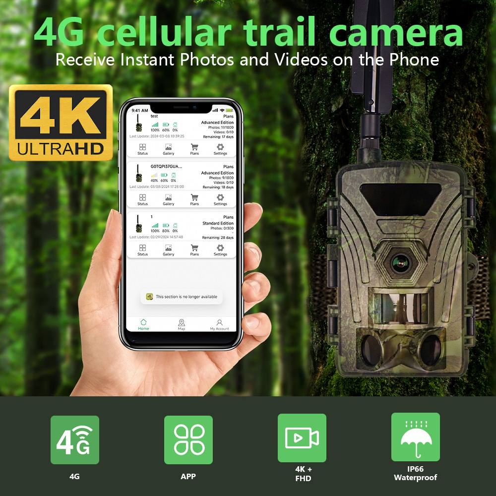 PR802LTE 4G Hunting Trail Came - Outdoor Hunting Camera Wireless avaliação e preço