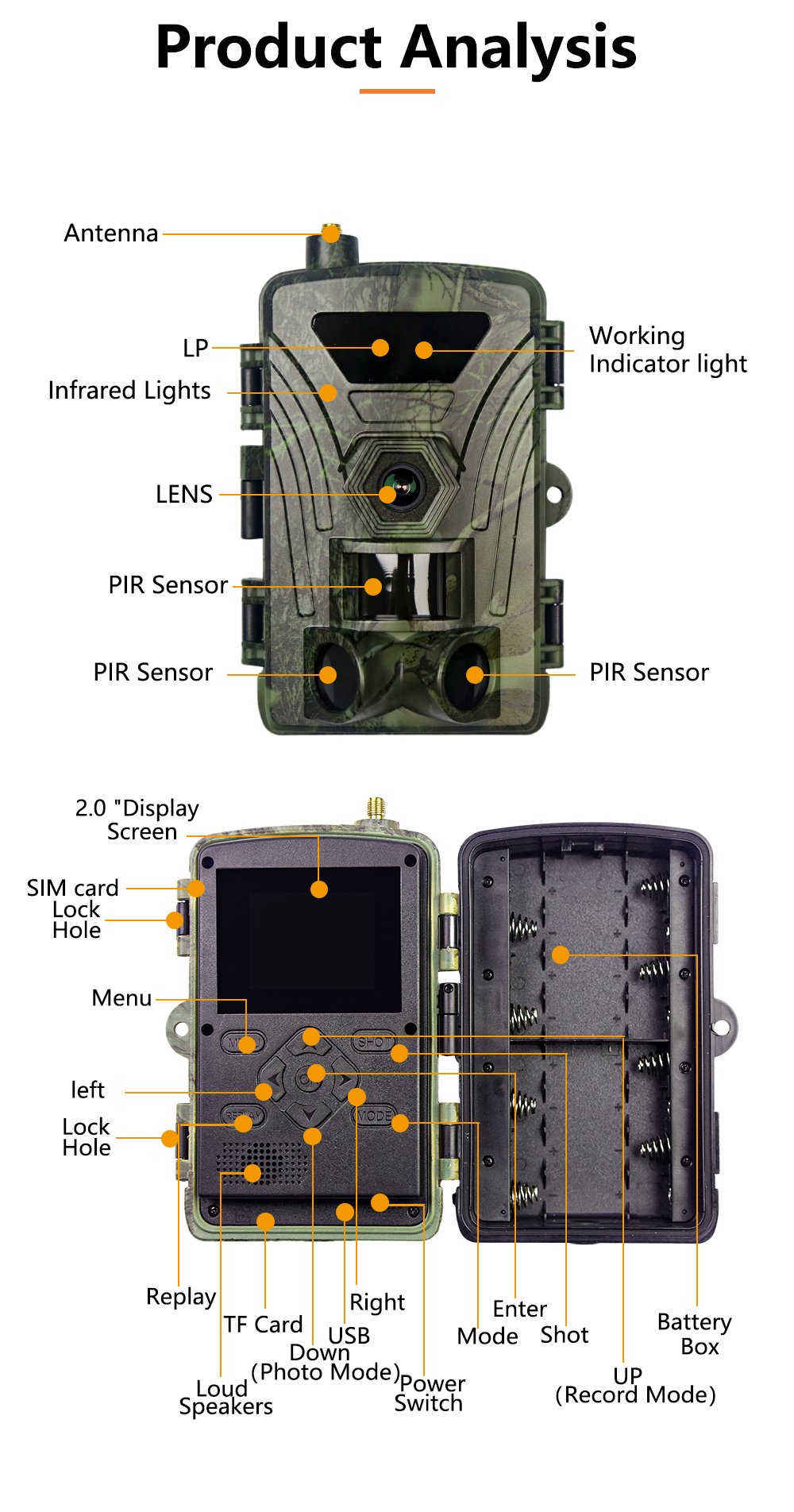 PR802LTE 4G Hunting Trail Came - Outdoor Hunting Camera Wireless avaliação e preço
