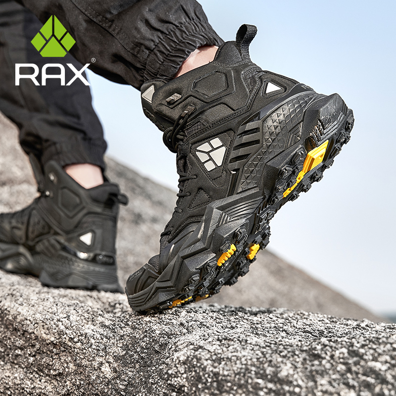 Rax Hiking Shoes Men Waterproo - Outdoor Hunting Boots For Men avaliação e preço