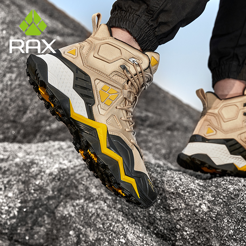 Rax Hiking Shoes Men Waterproo - Outdoor Hunting Boots For Men avaliação e preço