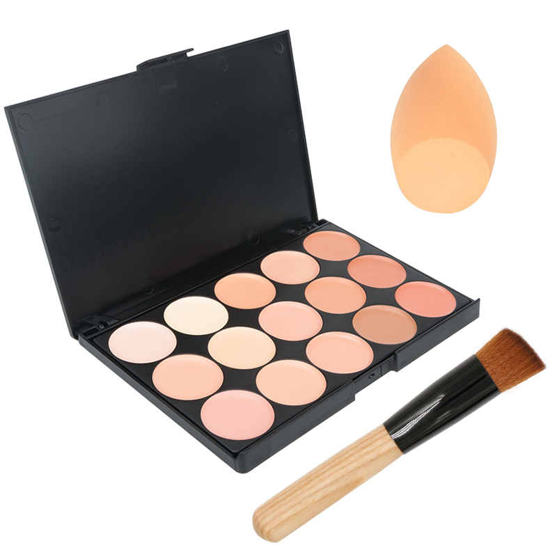 15 Colors Face Concealer Camou - Camo Face Paint avaliação e preço