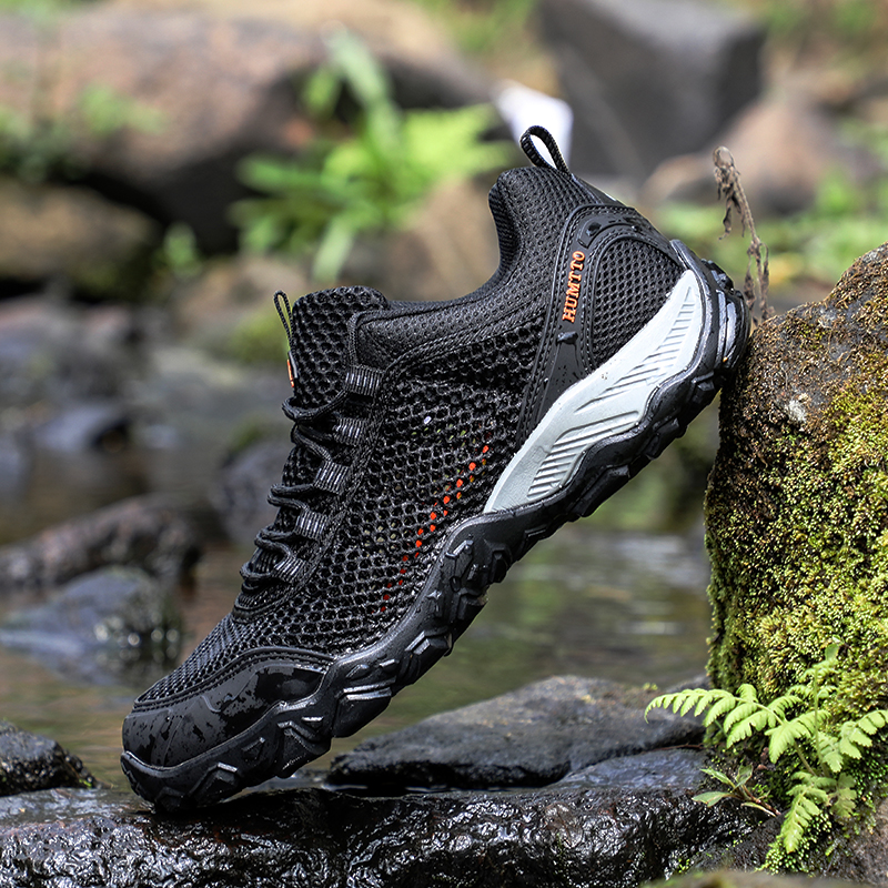 HUMTTO Hiking Shoes Men Breath - Outdoor Hunting Boots For Men avaliação e preço