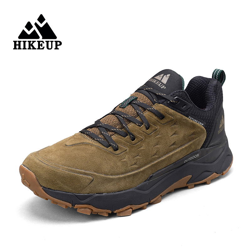 HIKEUP Rubber Outsole Cushione - Outdoor Hunting Boots For Men avaliação e preço