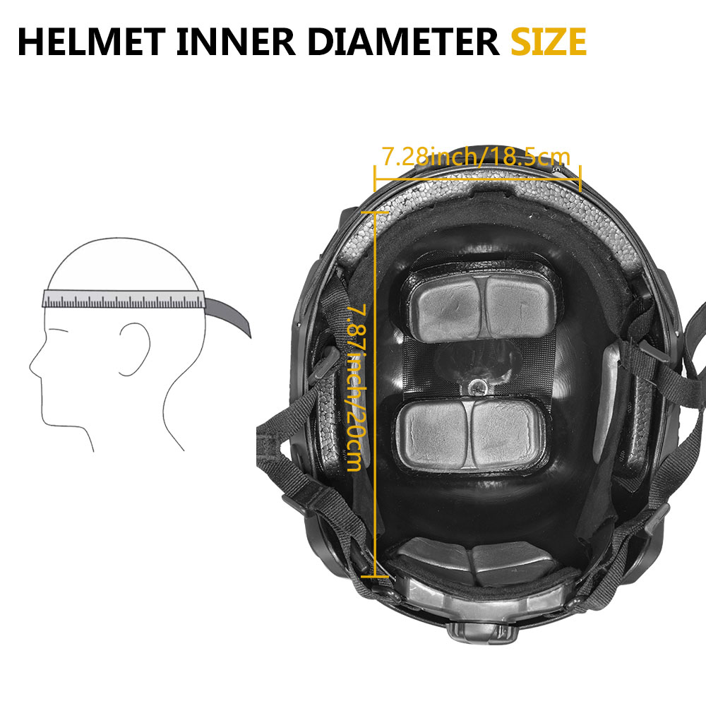 BOOIU Tactical Airsoft Helmet  - Outdoor Hunting Kit avaliação e preço