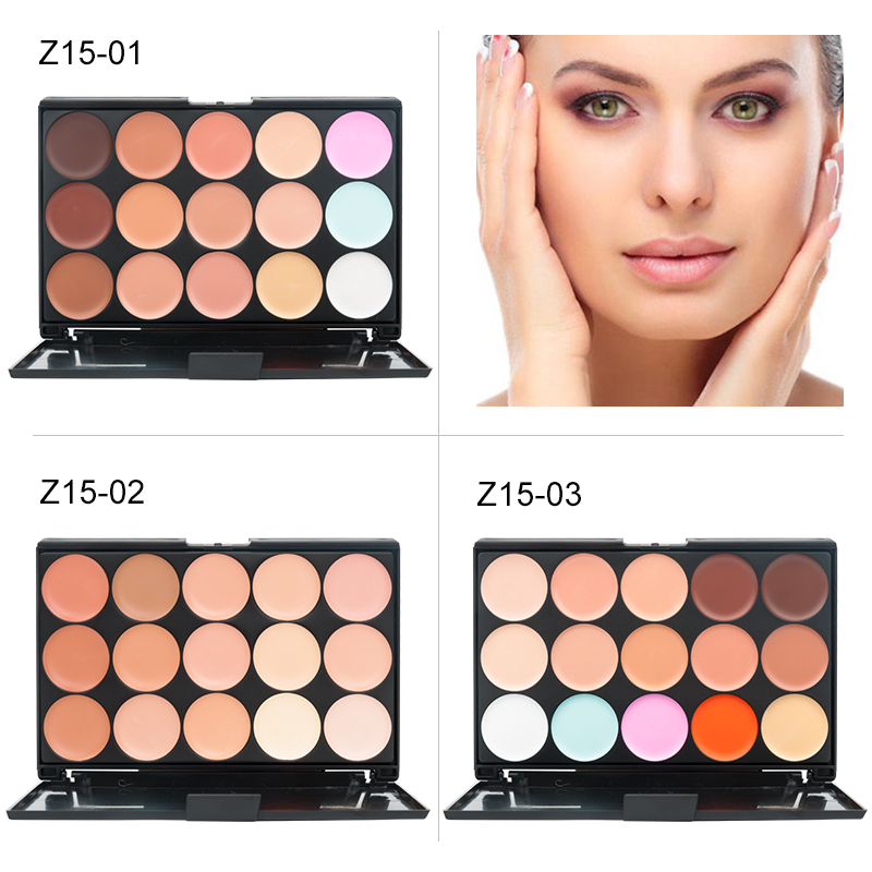 15 Colors Face Concealer Camou - Camo Face Paint avaliação e preço
