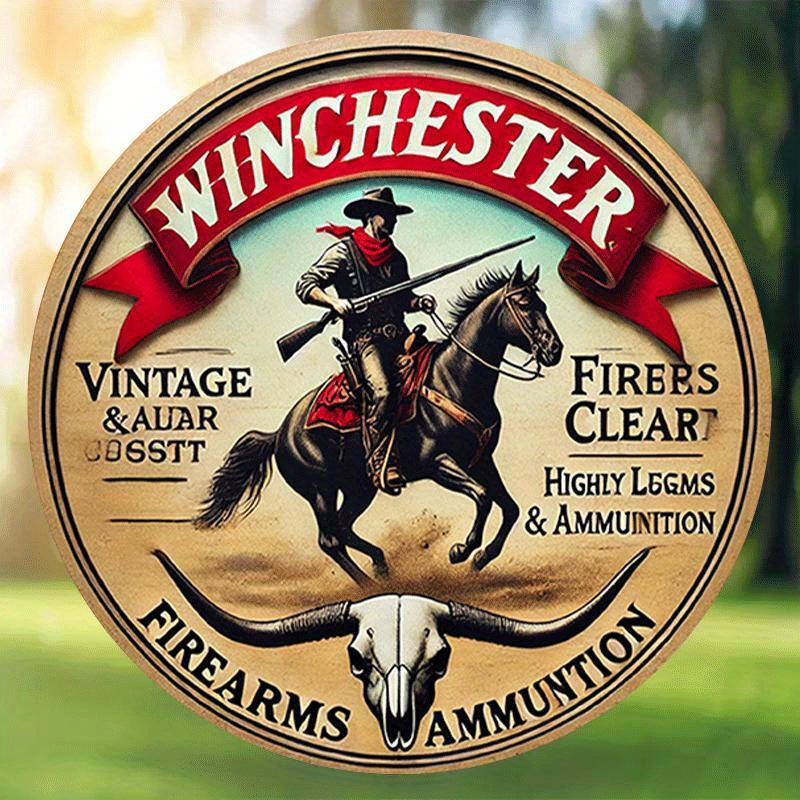 Winchester vintage round metal - Outdoor Hunting House avaliação e preço