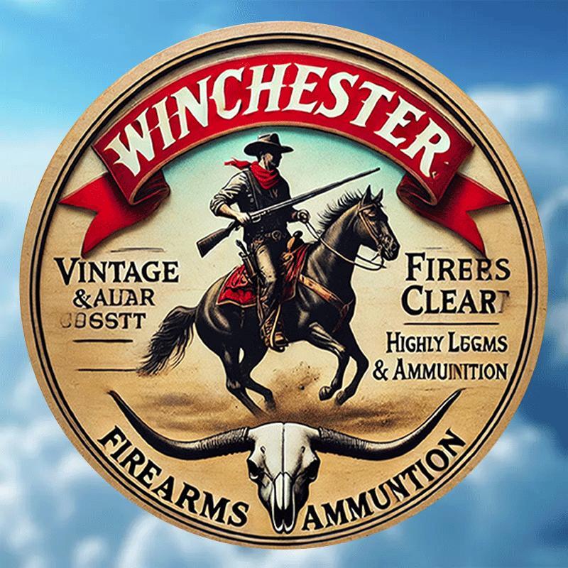 Winchester vintage round metal - Outdoor Hunting House avaliação e preço