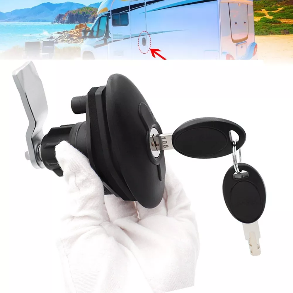 Caravan T-Handle Lock With 2 K - G&T Hunting & Outdoor Gun Shop Photos avaliação e preço