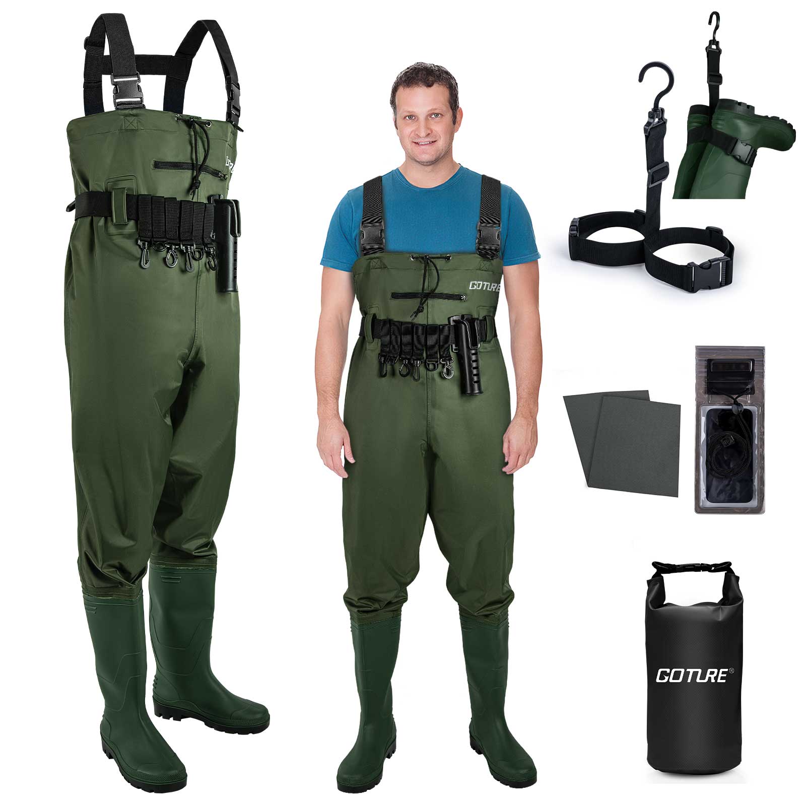 Goture outdoor Waterproof Boot - Outdoor Hunting Boots For Men avaliação e preço