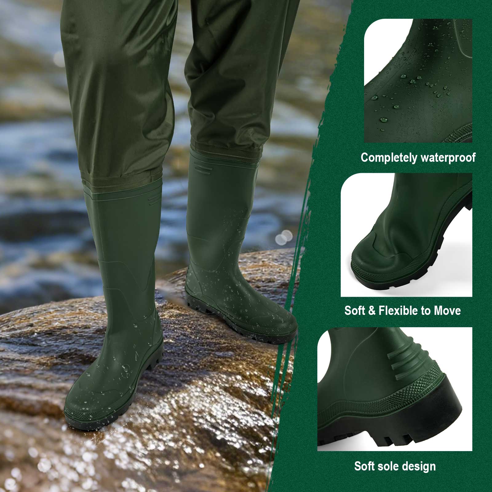 Goture outdoor Waterproof Boot - Outdoor Hunting Boots For Men avaliação e preço