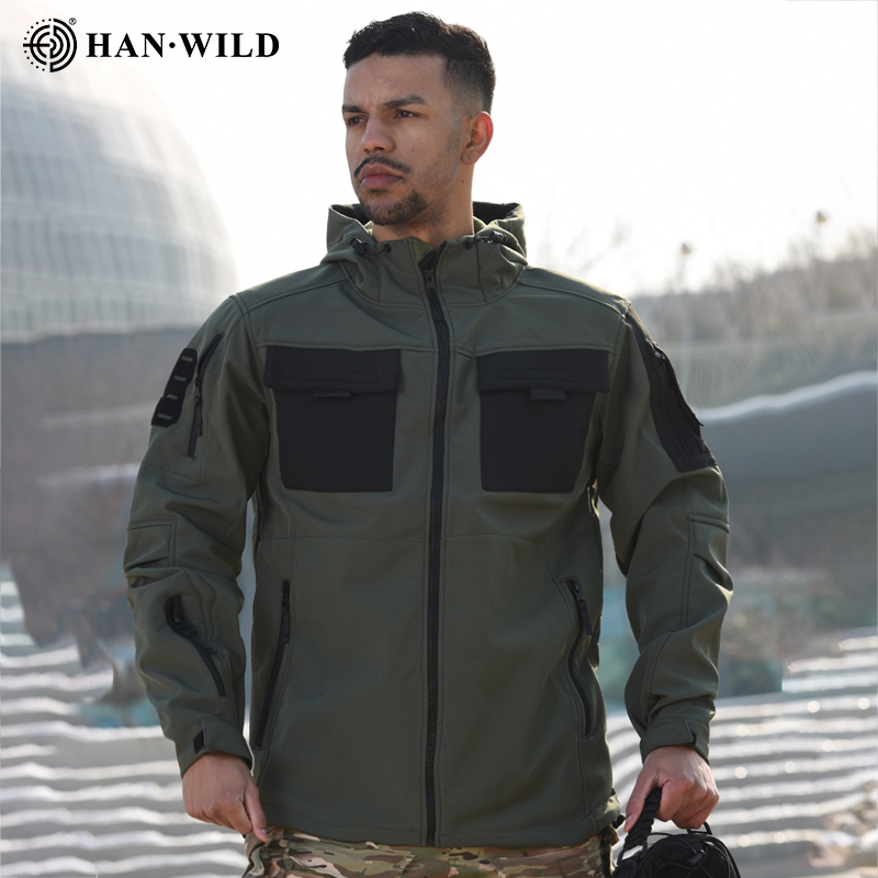 HAN WILD Softshell Jacekt Men  - Wildman Hunting & Outdoor Linton'S Corner Silver Lakes avaliação e preço
