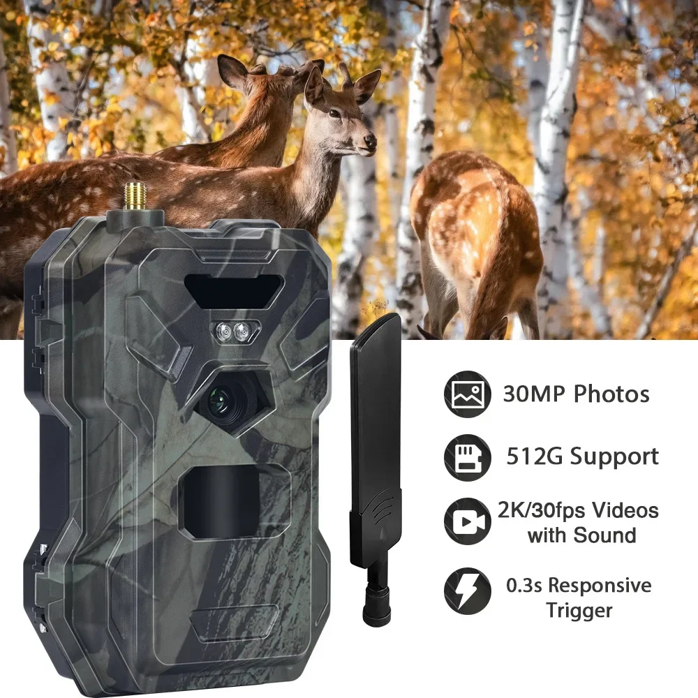 HC-880Pro 4G 30MP HD 2K Night  - Outdoor Hunting Camera Wireless avaliação e preço