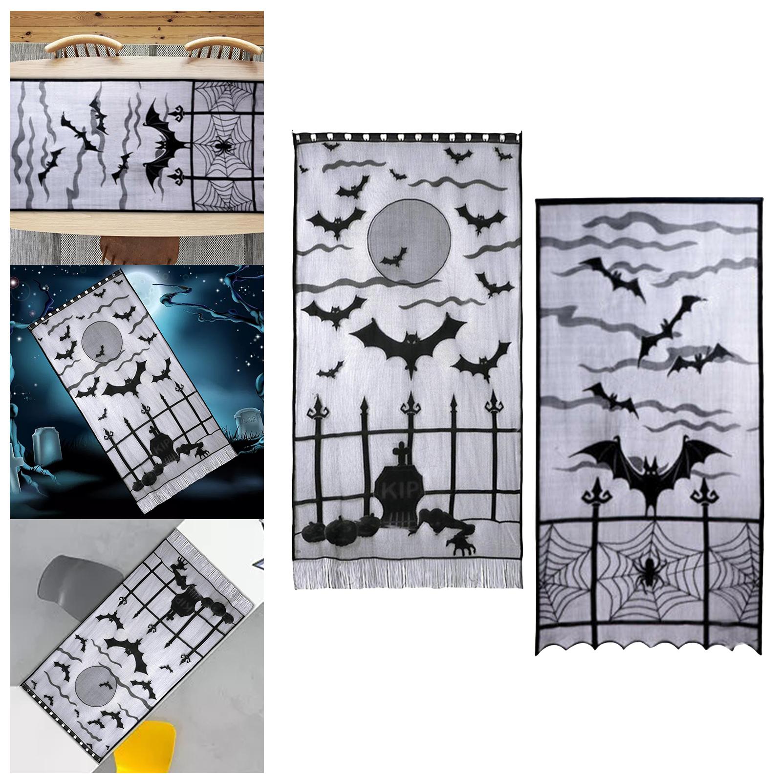 Halloween Door Curtain Spooky  - Outdoor Hunting House avaliação e preço