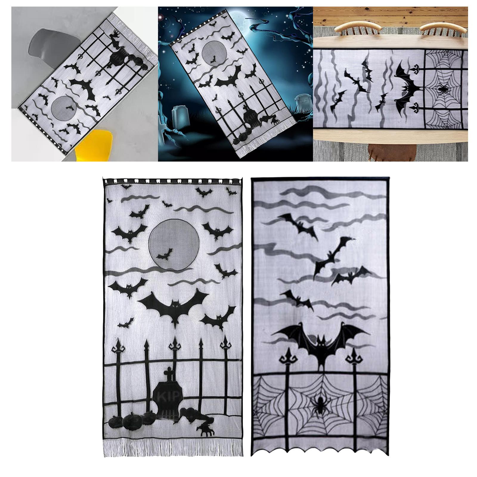 Halloween Door Curtain Spooky  - Outdoor Hunting House avaliação e preço