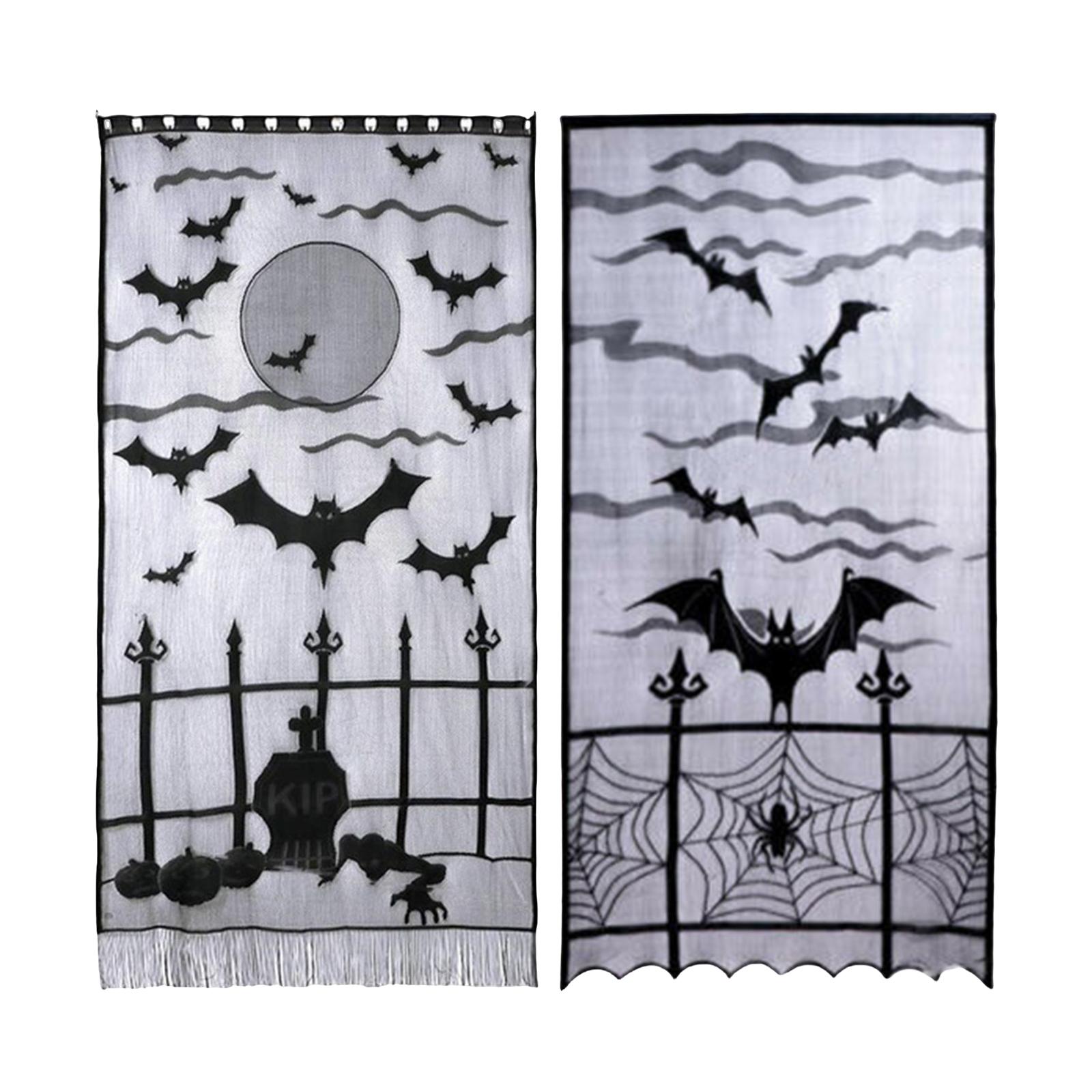 Halloween Door Curtain Spooky  - Outdoor Hunting House avaliação e preço