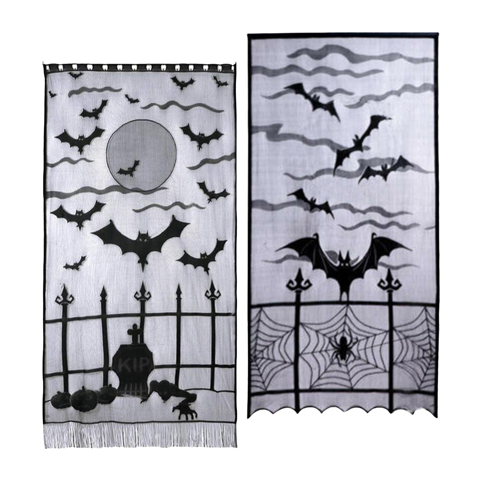 Halloween Door Curtain Spooky  - Outdoor Hunting House avaliação e preço