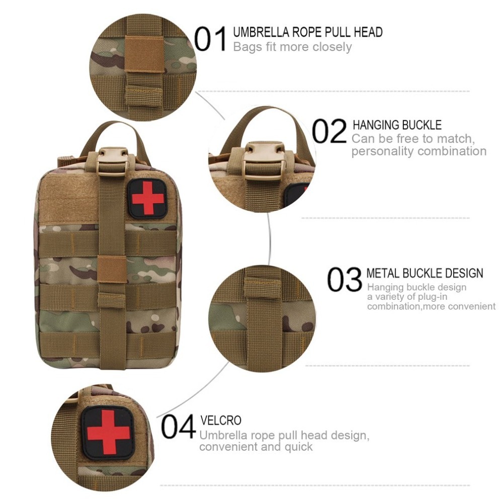 Life bag, outdoor first aid ki - Outdoor Hunting Kit avaliação e preço