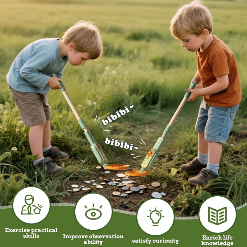 Kids Outdoor Metal Detector Ki - Outdoor Hunting Kit avaliação e preço
