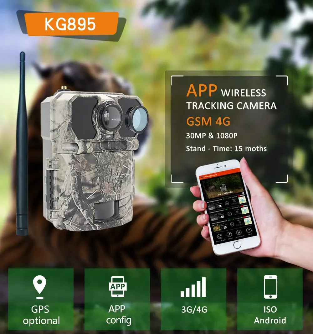 4G Hunting Trail Camera 30MP/1 - Outdoor Hunting Camera Wireless avaliação e preço