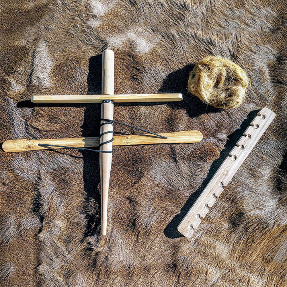 Primitive Fire Bow Drill Kit W - Outdoor Hunting Kit avaliação e preço