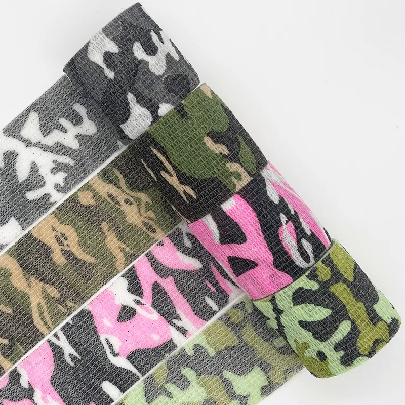 1PC 5cm*4.8m Elastic Wrap Tape - Hunting Outdoor Tattoos avaliação e preço