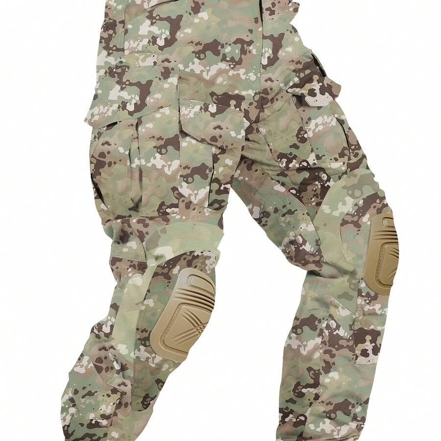 Mens Tactical Cargo Pants With - Hunting Outdoor Pants avaliação e preço