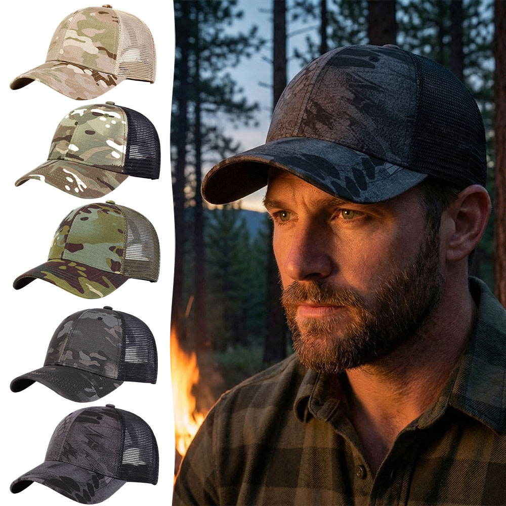 Men Outdoor Baseball Caps Adju - Outdoor Hunting House avaliação e preço