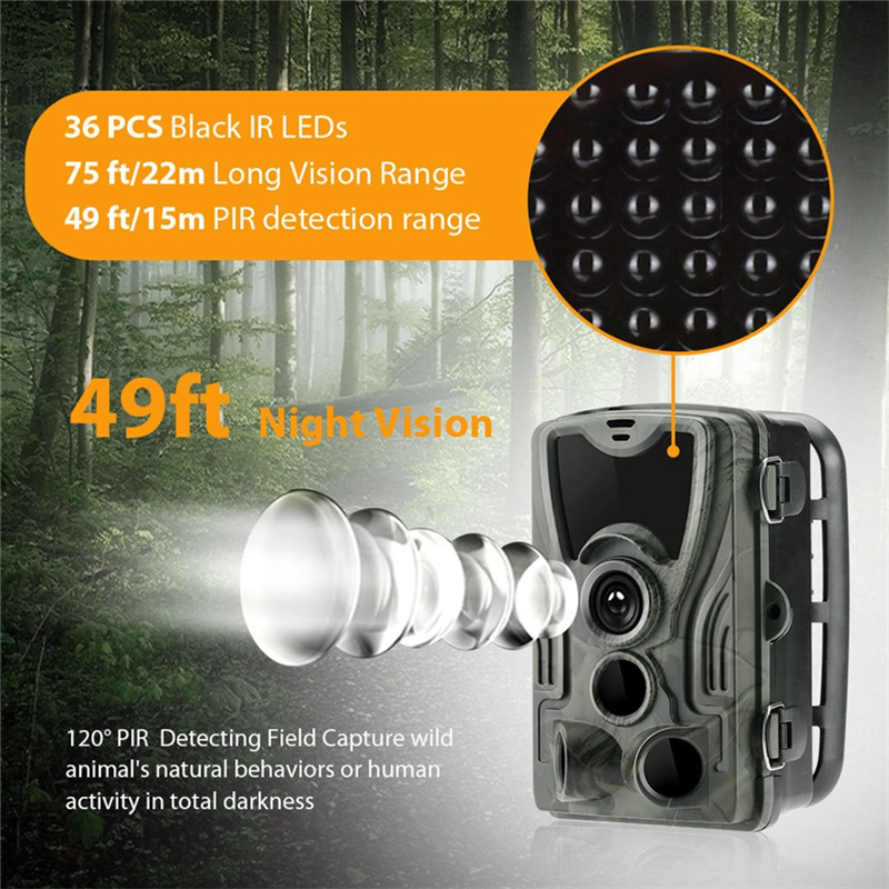 4G LTE 4K UHD 36MP Night Visio - Outdoor Hunting Camera Wireless avaliação e preço