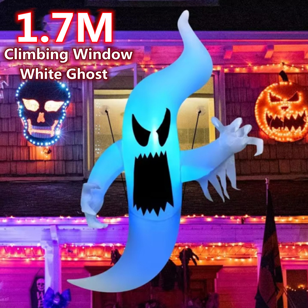 1.7M Halloween Inflatable Wind - Outdoor Hunting House avaliação e preço