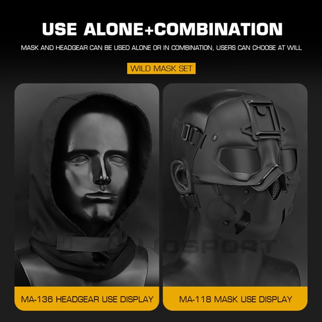 Wild Mask Set Tactical Equipme - Wildman Hunting & Outdoor Linton'S Corner Silver Lakes avaliação e preço